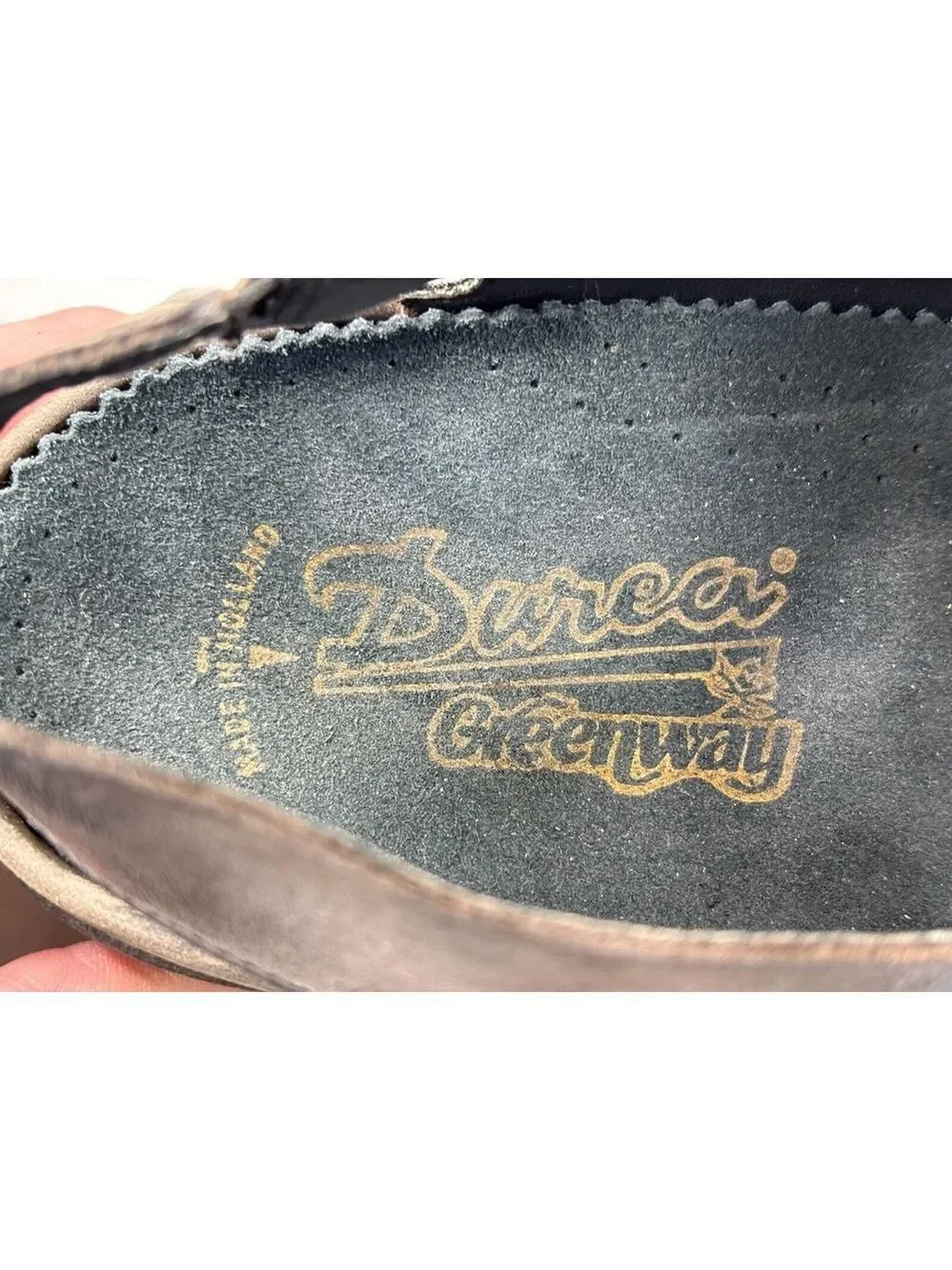 DUREA GREENWAY LEATHER SANDALS Women's size 8 brown